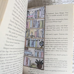 Segnalibro con tracciamento libri. Accogliente segnalibro da scaffale, bifacciale. 100 libri. Segnalibro con copia cartacea per buone letture. Candele, piante e regali.