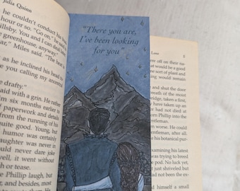 ACOTAR Velaris Bookmark: Feyre and Rhysand Fantasy Art