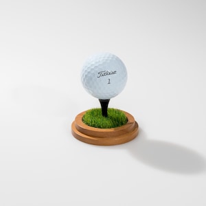 Golf Ball Display Stand with Multiple Base Options | Perfect for Showcasing Golf Ball Memorabilia | Golf Gift | Hole in One | Father&#39;s Day