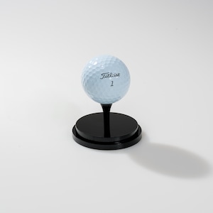 High Gloss Black Golf Ball Display Stand | Perfect Golf Ball Memorabilia | Golf Gift | Hole in One | Father&#39;s Day | Longest Drive | Eagle