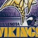 NFL Minnesota Vikings Banner Counted Cross Stitch Pattern