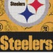 NFL Pittsburgh Steelers Flag Counted Cross Stitch Pattern