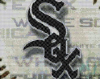 MLB Chicago White Sox Baseball Counted Cross Stitch Pattern