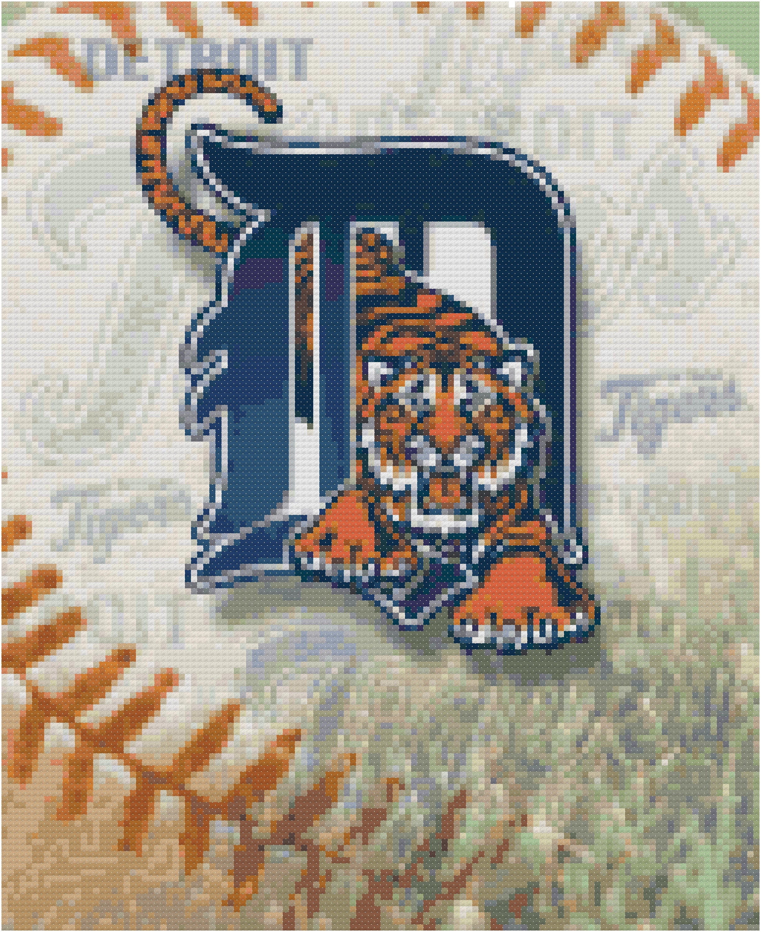 MLB デトロイト タイガース 野球 クロスステッチ パターン - Etsy 日本