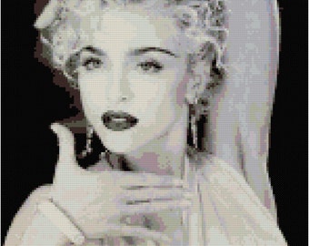 Madonna Vogue Counted Cross Stitch Pattern