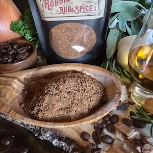 Bourbon Barrel Coffee BBQ Rub: Grilling Spices Gift