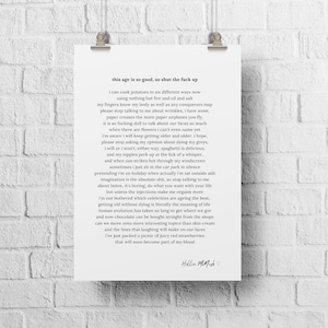 this age is so good poem