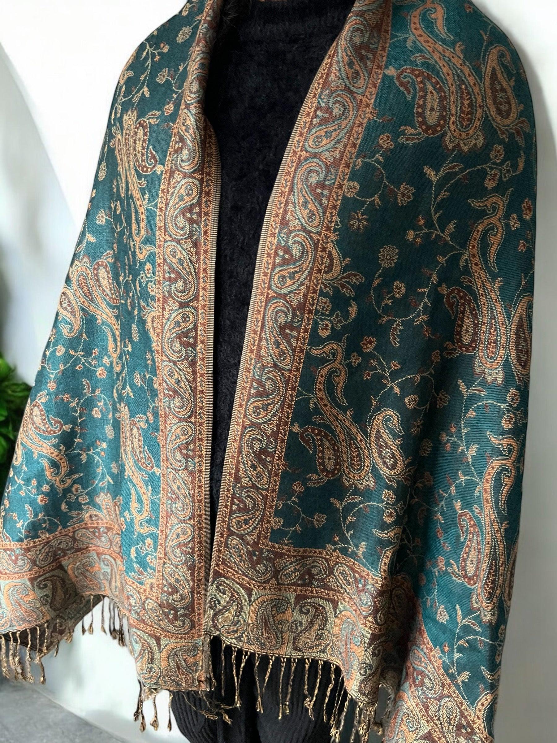 小物 paisley pattern long stole Stole for Men Paisley Pattern - Etsy