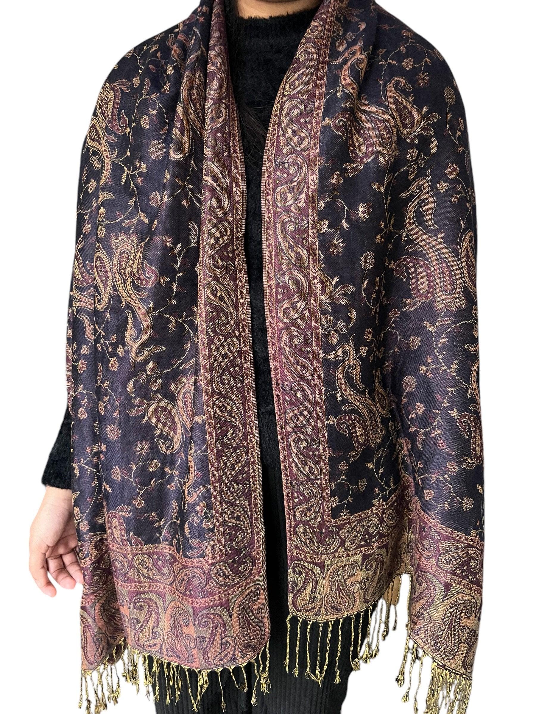 小物 paisley pattern long stole Stole for Men Paisley Pattern - Etsy