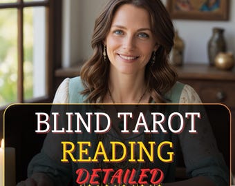 Blinde tarotlegging | Intuïtieve begeleiding voor liefde, carrière en leven – paranormale inzichten