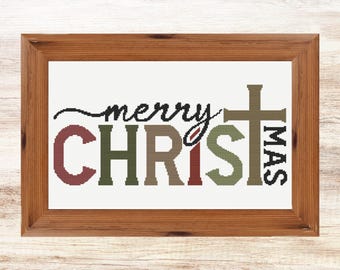 Weihnachten Kreuzstich Muster, PDF Muster