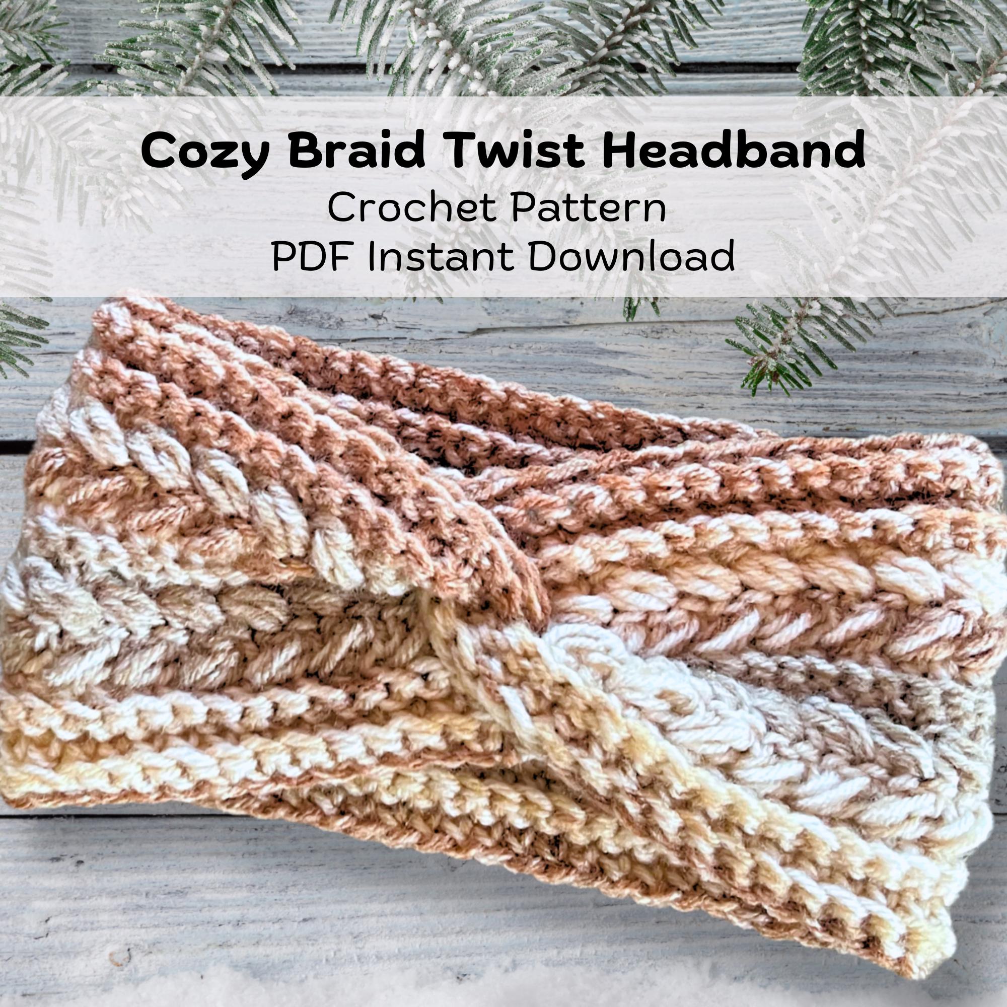 Braided Crochet Ear Warmer Pattern