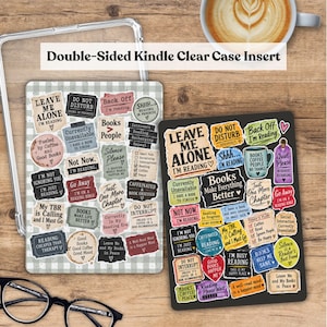 Do Not Disturb Kindle Case Insert, Double Sided Printed Design, 5" x 7" Models, Paperwhite, Colorsoft