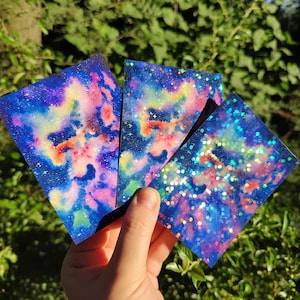 Nebula Sticker Galaxy Sticker Holo Celestial Space Decal Outer Space Art Sparkly Stickers Stargazing for Laptop or Phone Case
