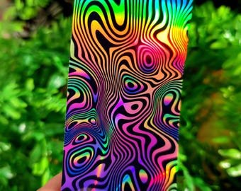 Psychedelic Trippy Sticker Optical Illusion Abstract Vaporwave Stickers