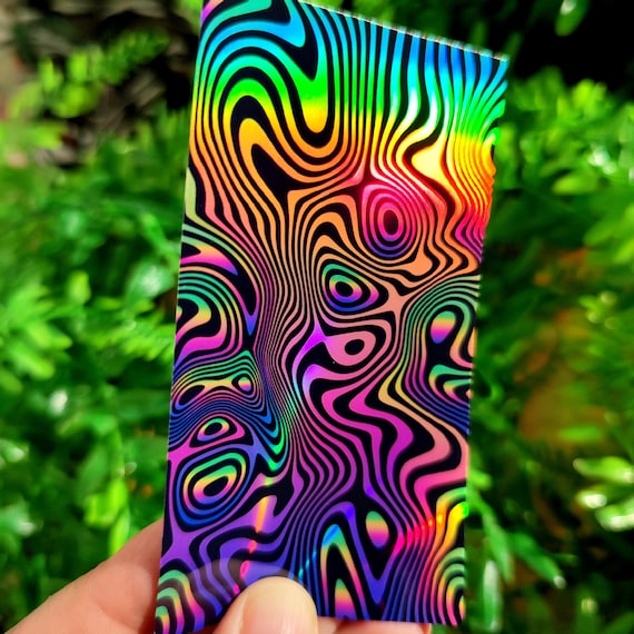 Psychedelic Trippy Sticker Optical Illusion Abstract Vaporwave Stickers