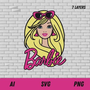 Ragazza Glam 3D – Design SVG Multistrato Stile Cartoon, Progetto DIY per Taglio Laser, Quadro Decorativo da Parete
