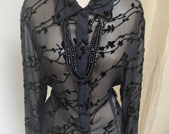 black dressy blouse