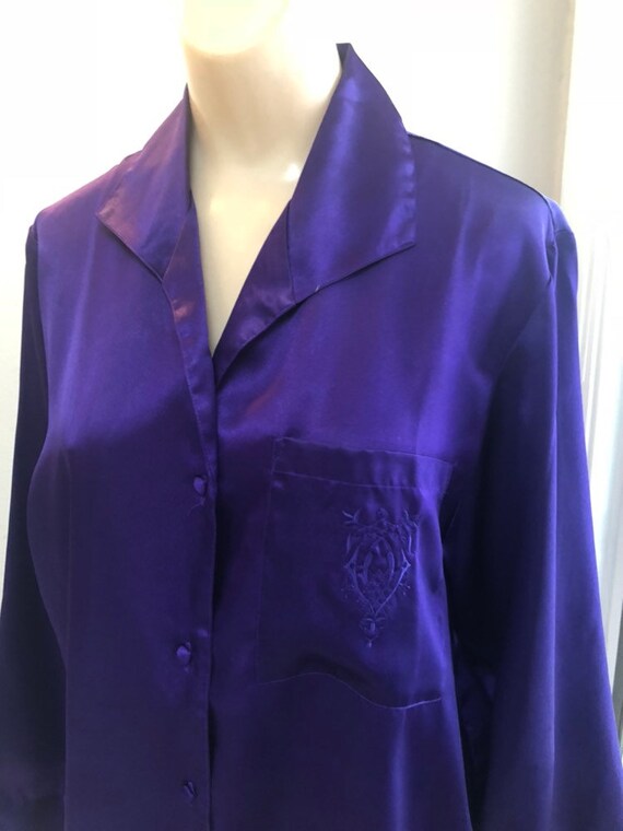 Secret Pajama Top Purple 