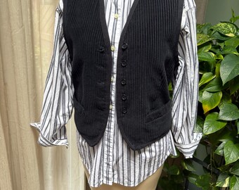 1930〜1940's お買い得品 Euro Corduroy×Moleskin Vest