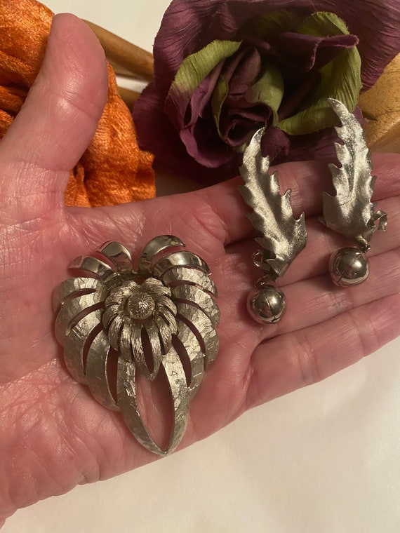 Large Flower Shield Earrings Large Flower Shield Earrings