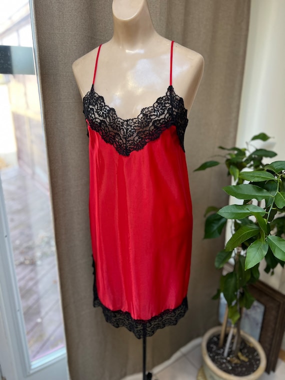 open lace back dress Lace Trim Midi Slip Dress | Designer Collection