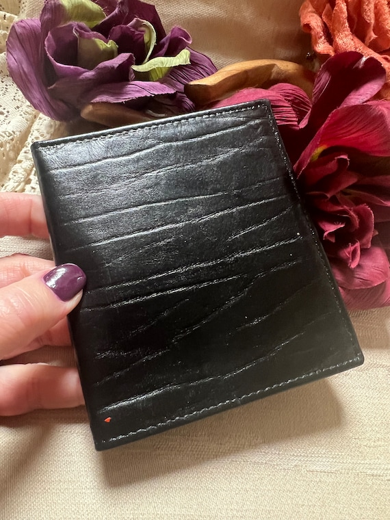 Vintage men's slim Prince Gardner leather wallet, 