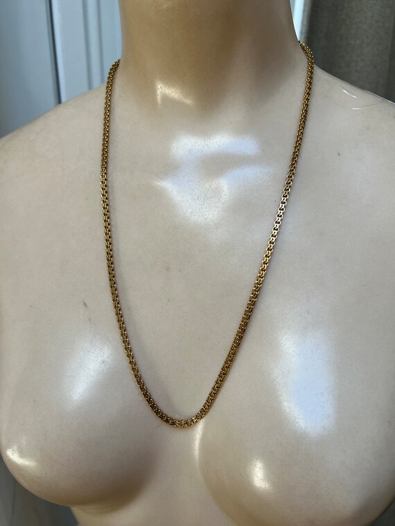 Vintage Monet 23" box chain, Monet pendant chain, 