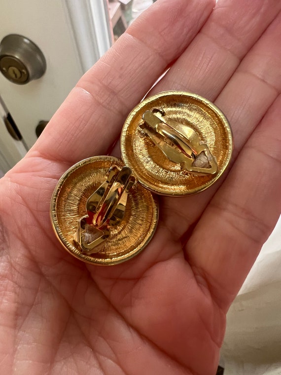 Vintage 6 strand twisted herringbone chains necklace,… Gem