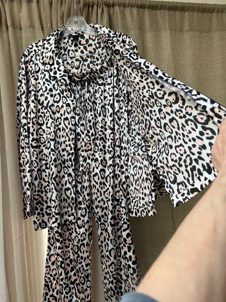 Vintage Victoria's Secret Cheetah Print Slouchy Pajama Set - Etsy