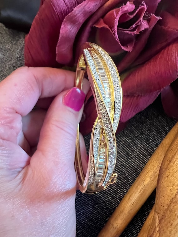 dior クリアバングル　イエロー　ヴィンテージ Christian dior bangle clear - Gem