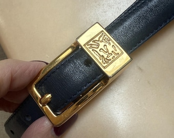 Vintage Paloma Picasso belt. Navy and gold. 3x Paloma Picasso Belt | eBay main image 4