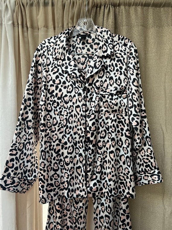 Vintage Victoria's Secret Cheetah Print Slouchy Pajama Set - Etsy