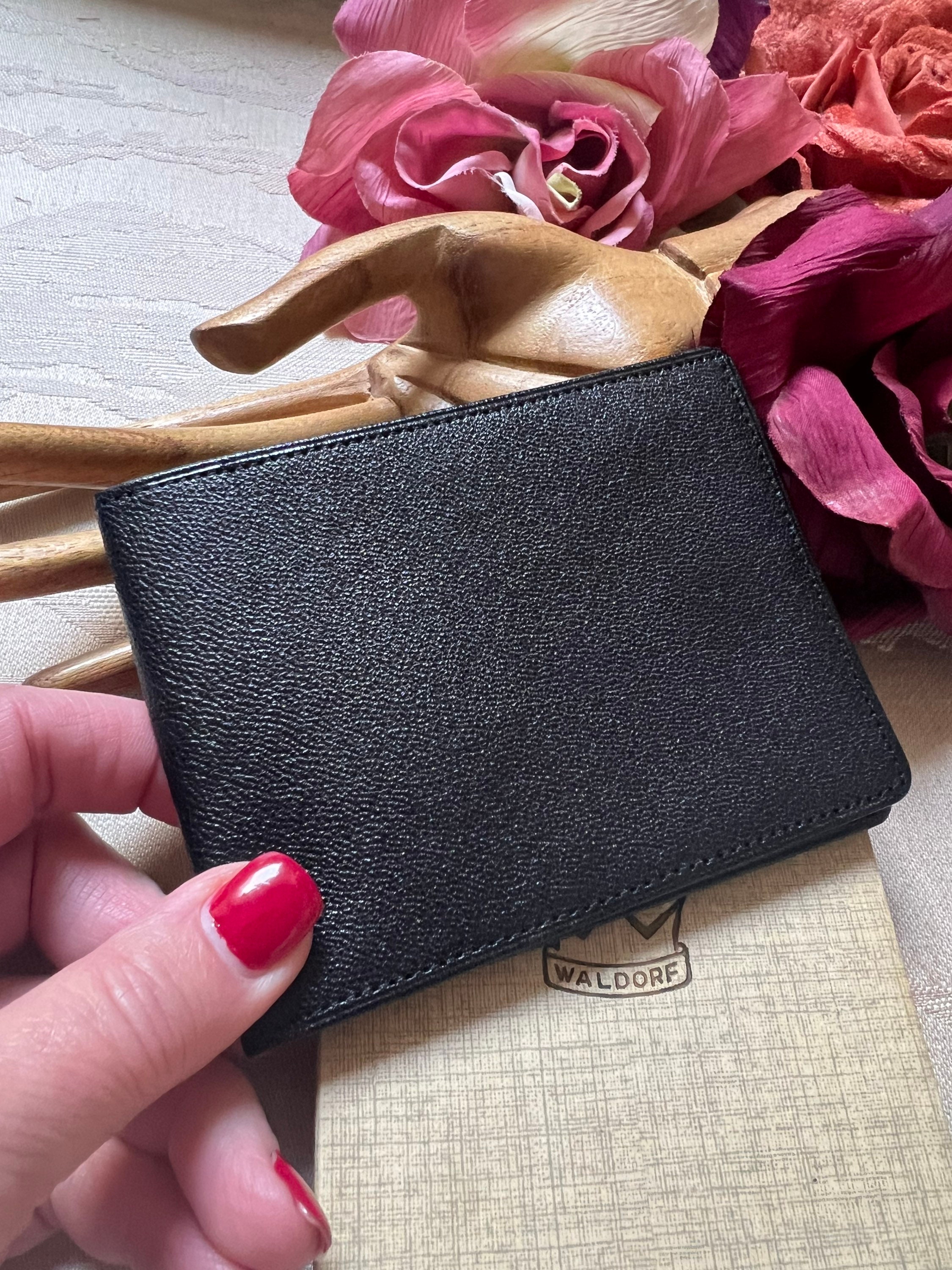 Club Morocco Wallet - Simple - Black  Leather Wallet By Moroccan Corridor®