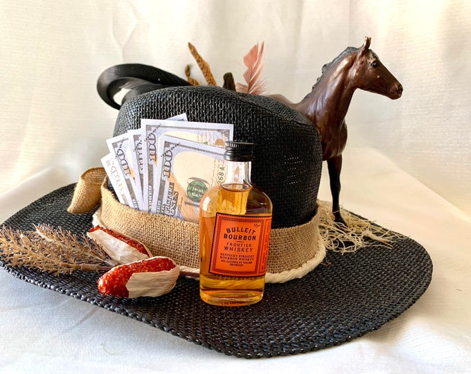 Bite the Bullet is the Name of This Mens Kentucky Derby Hat. He Placed