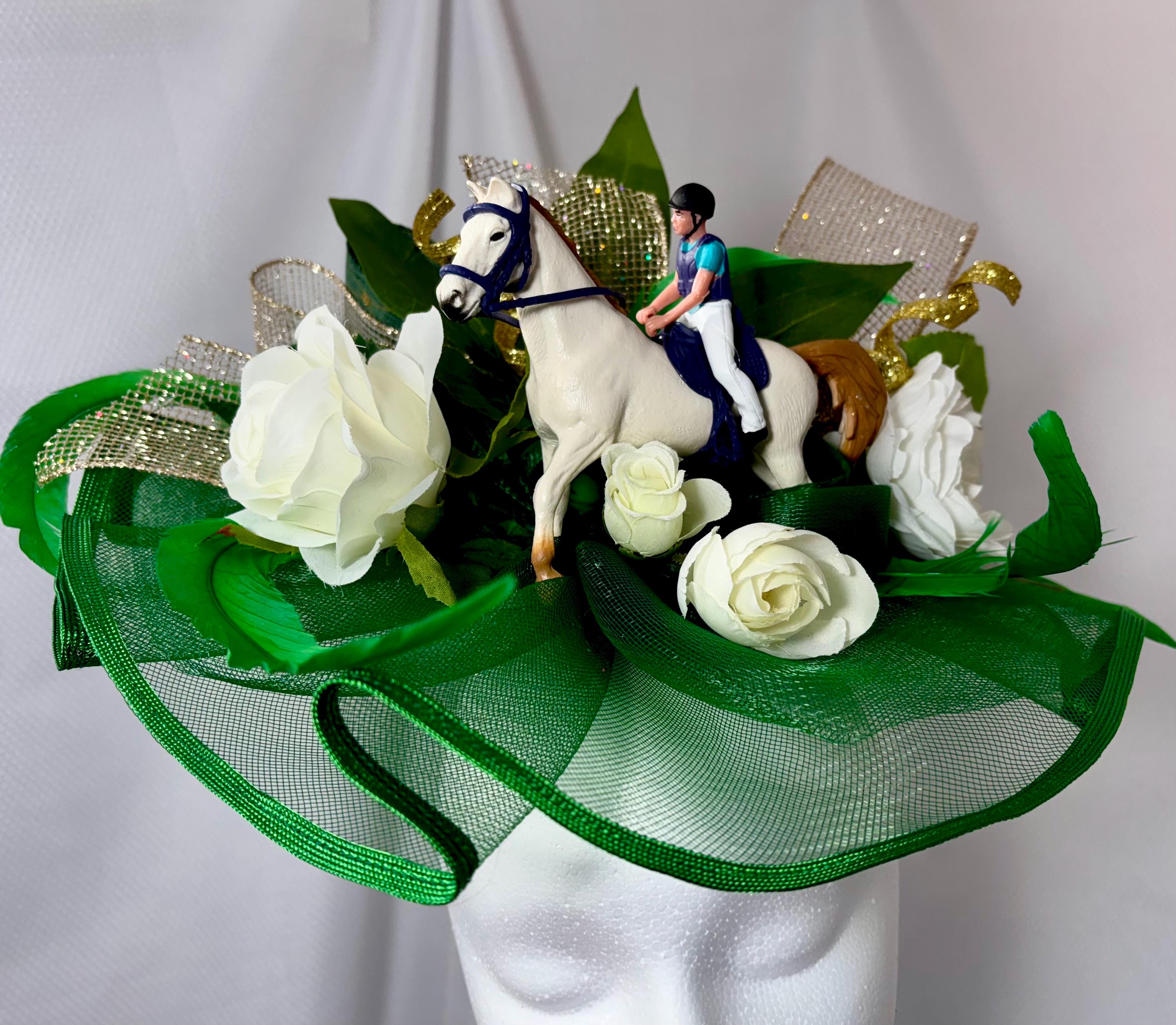 Blue and Green Derby Hat - Etsy