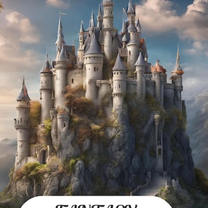 Fantasy Castles Coloring Book
