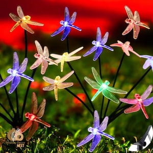 Magical Solar Dragonfly,Solar Light,Outdoor Lighting,Fairy Lights,Solar String Lights,String Lights,Patio Lighting