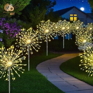 Solar Firework Lights,Solar Light,Outdoor Lighting,Fairy Lights,Solar String Lights,String Lights,Patio Lighting