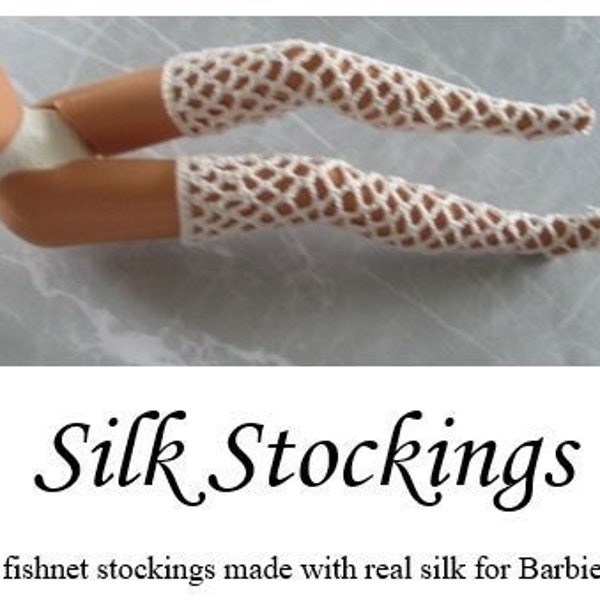 Crochet pattern (PDF) for 11 1/2" fashion doll - Silk Stockings