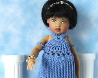 Crochet pattern (PDF) for 7-8 inch child doll - Grecian dress - for Riley Kish Betsy McCall etc.