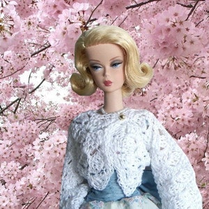 Crochet pattern (PDF) for 11 1/2&quot; fashion doll - spring and summer cardigans