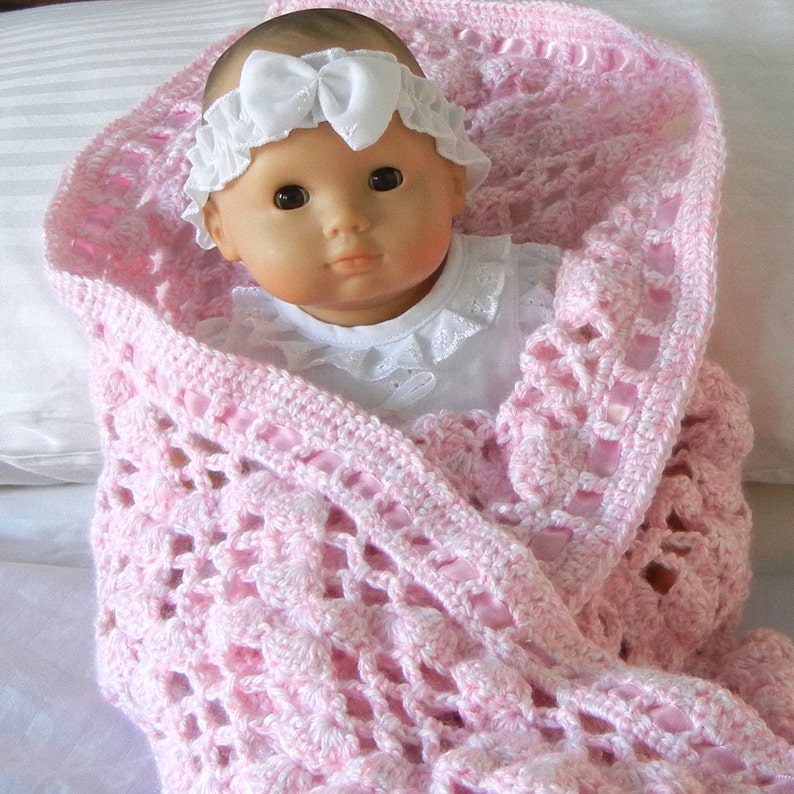 Crochet Pattern PDF for 15 Inch Baby Doll Diamonds Blanket Etsy