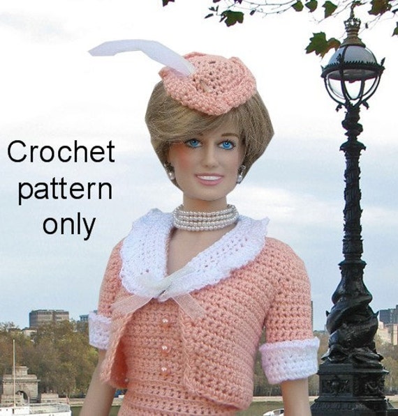 Crochet pattern PDF for 16inch fashion doll Princess Etsy