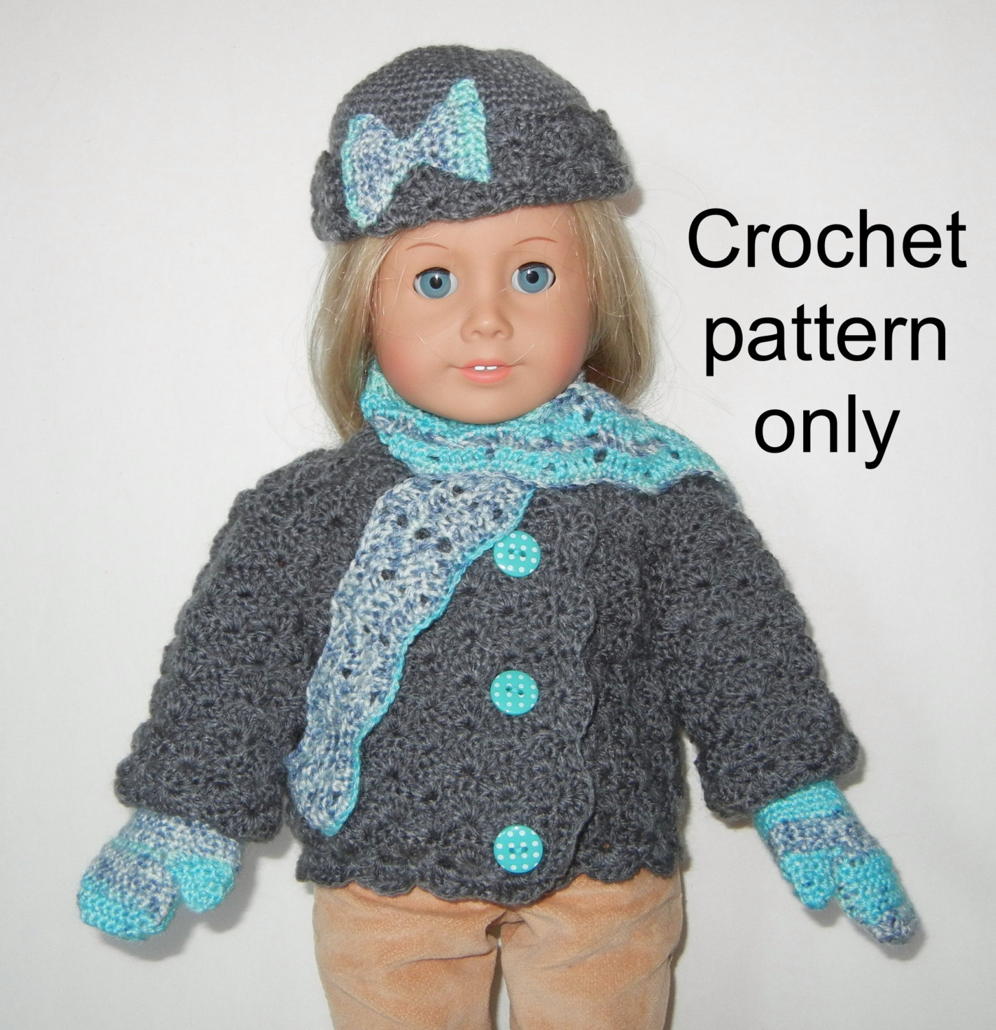 How to Crochet a Cardigan for a Stuffed Animal