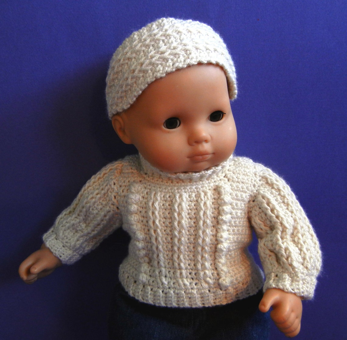 Crochet pattern PDF for 18 inch child doll American Girl or | Etsy