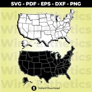Kaart van de Verenigde Staten van Amerika, afdrukbare kaart van de VS, kaart van de VS, kaart van de VS Svg, kaart van de VS afdrukbare, kaart van de VS Clipart, kaart van de VS, kaart van de VS Svg-bestand