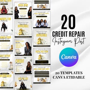 Credit Repair Instagram Post,Credit Repair Social Media Template,Credit Repair Template,Diy Credit Repair,Credit Repair Flyer,Canva Template