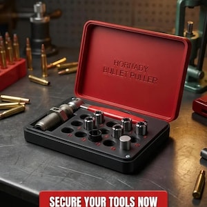 Hornady Bullet Puller and Collets Storage Case.