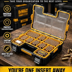 Made for DeWalt Tough System Ammo Inserts.